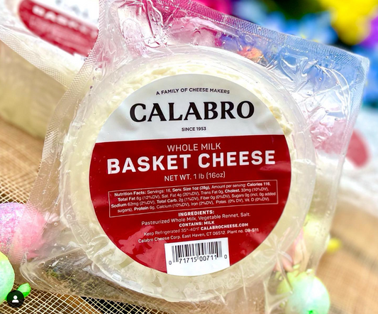 Basket Cheese for Easter